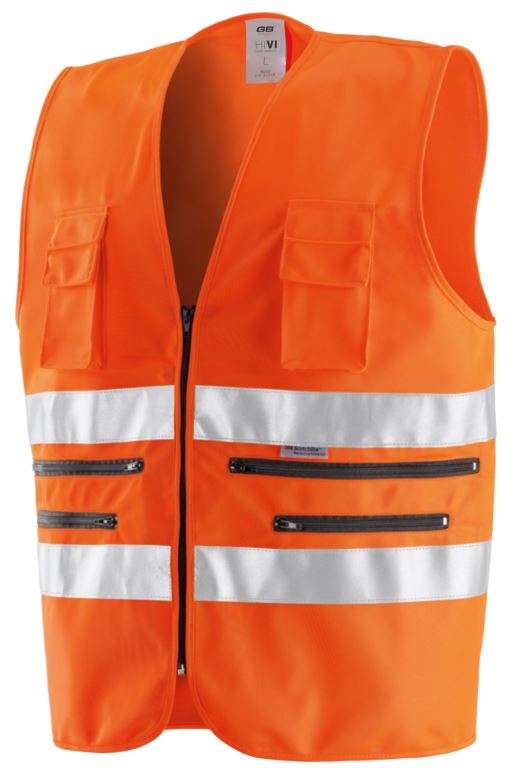 NERI SAFETY GILET MULTITASCHE 9046 HV