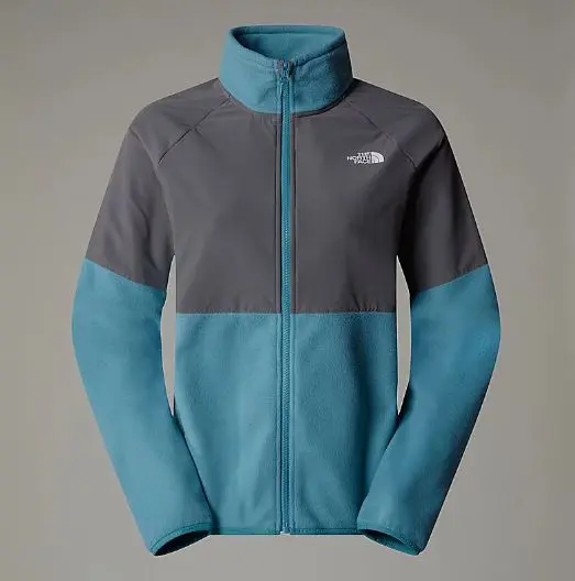 THE NORTH FACE DAMEN SCHWERER FLEECE MIT VOLLEM REISSVERSCHLUSS GLACIER - Algae Blue/Smoked Pearl – immagine 1 di 3
