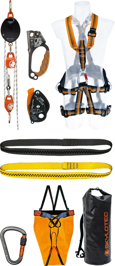 SKYLOTEC KIT GORDON COMPLETO PER SALVATAGGIO DI PERSONE