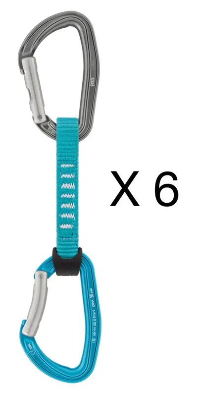 PETZL DJINN AXESS - PACK MIT 6 EXPRESSSCHLINGEN