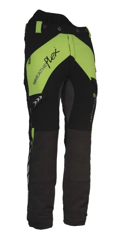 ARBORTEC BREATHEFLEX SCHWARZ/LIMETTE SCHUTZHOSEN AT4010