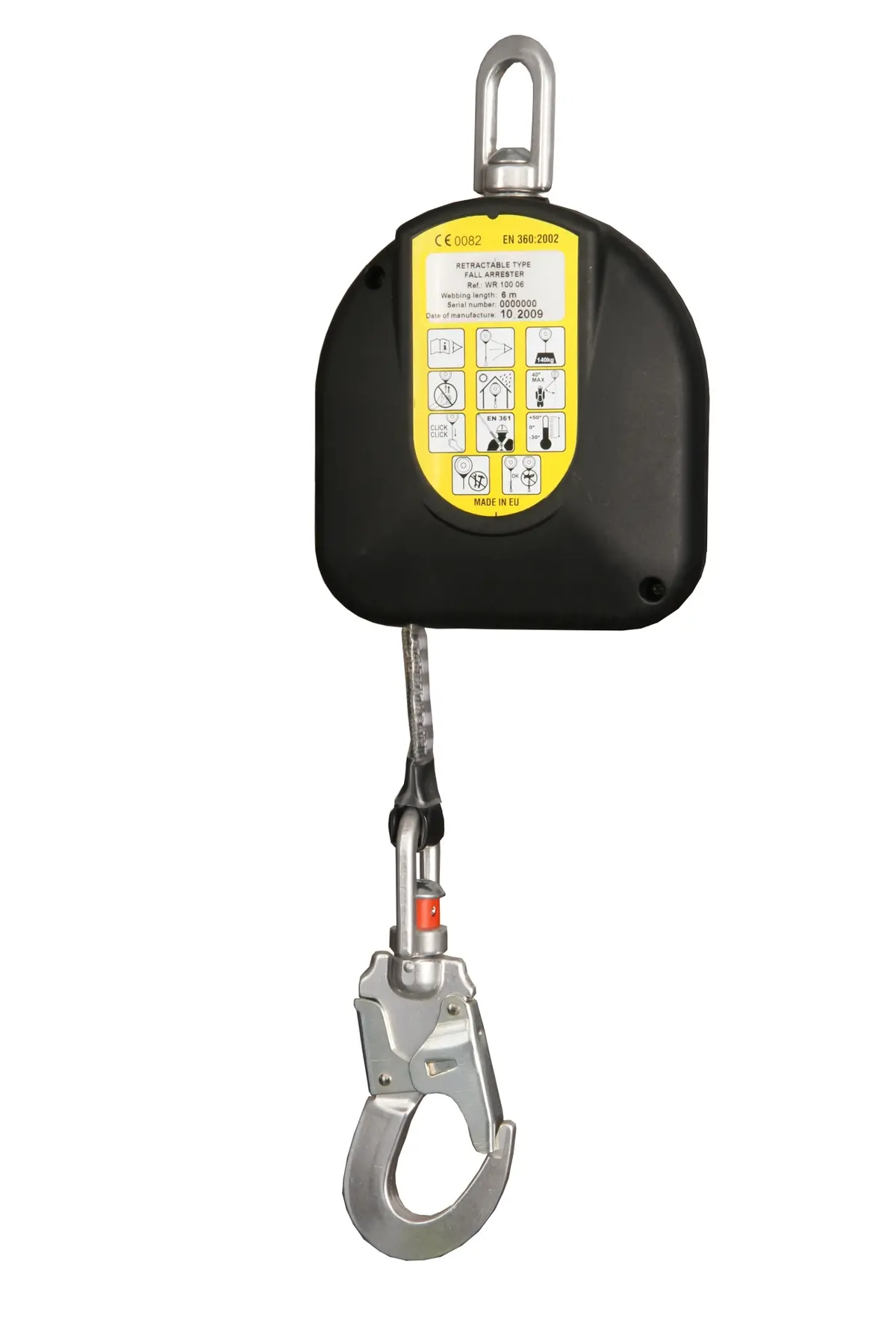 SINECURA RÉTRACTABLE AVEC SANGLE TEXTILE 6M