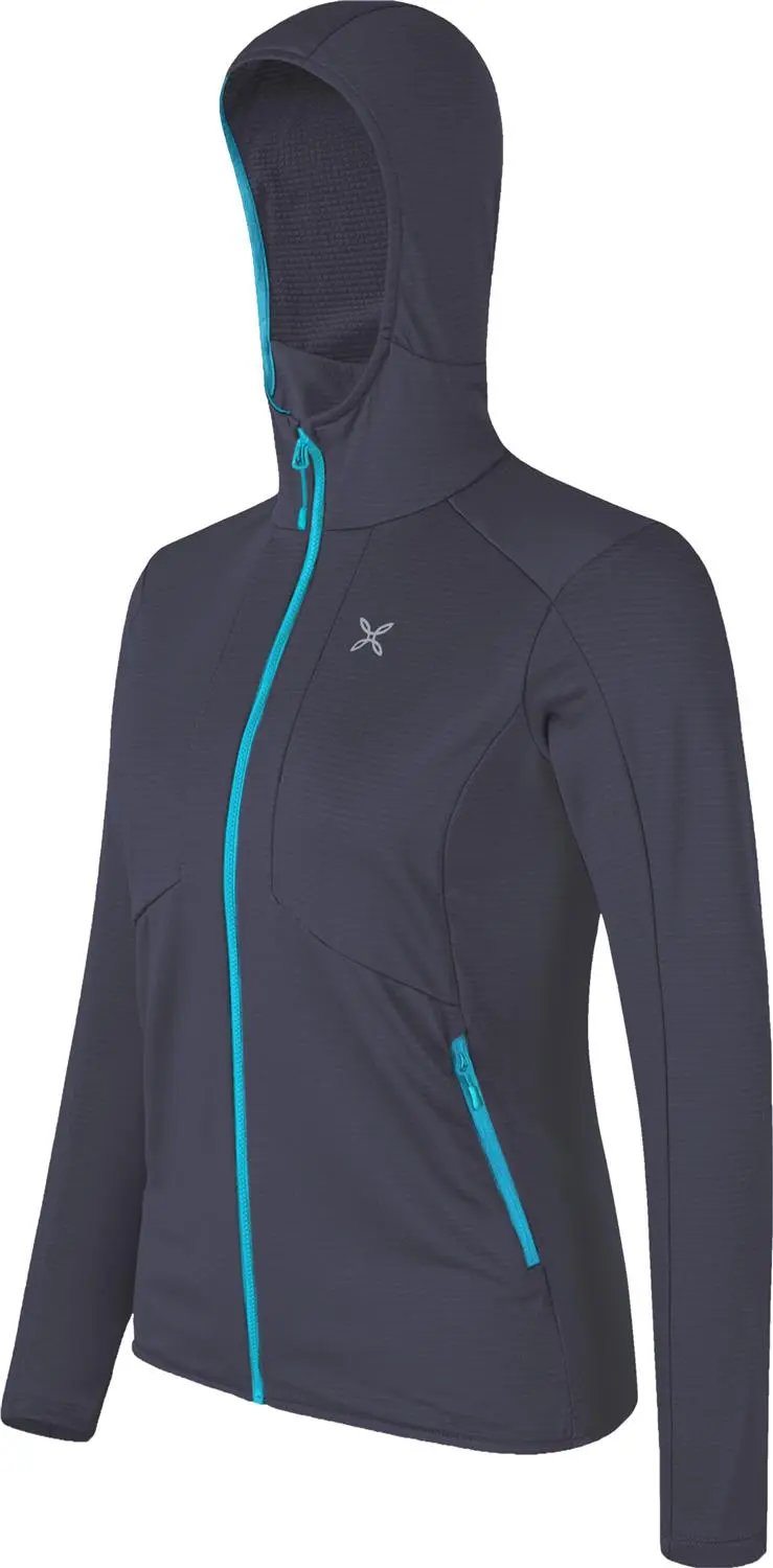 MONTURA KRISTALL MAGLIA WOMAN - Graphite Blue/Turquoise – immagine 1 di 3