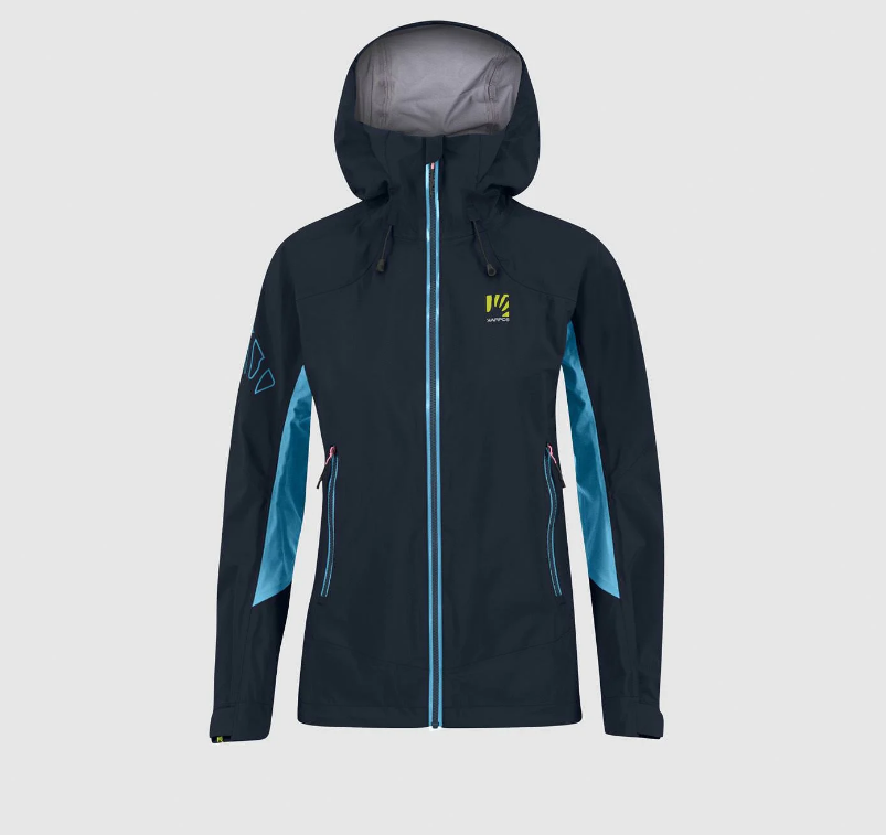 KARPOS STORM EVO W JACKET - Vulcan/Blue Atoll