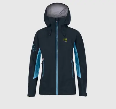 KARPOS STORM EVO W JACKET - Vulcan/Blue Atoll