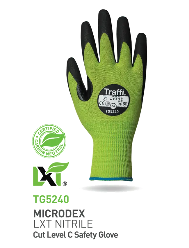 TRAFFI TG5240 MICRODEX NITRILE C SAFE TO GO GANTS EN388:4X43C – immagine 1 di 3