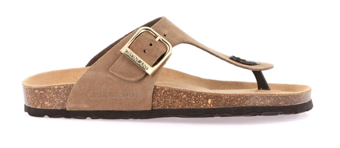 GRUNLAND MULE EN DAIM - SARA Taupe - Femme – immagine 1 di 4