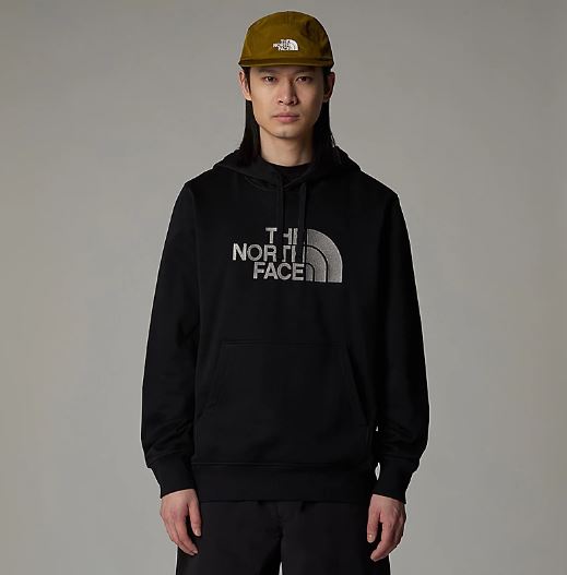 THE NORTH FACE FELPA CON CAPPUCCIO DREW PEAK UOMO - TNF Black