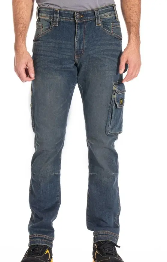 RICA LEWIS JOBDY - Jeans da lavoro multitasche stretch Fibreflex – immagine 1 di 4