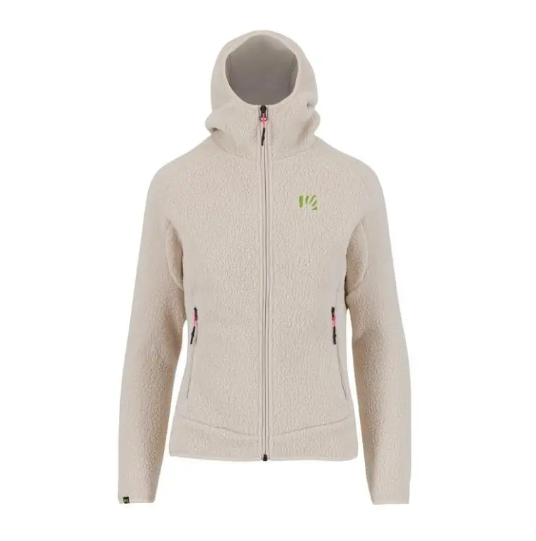 KARPOS MOIAZZA RETRO' FLEECE HOODIE - Oat – immagine 1 di 8