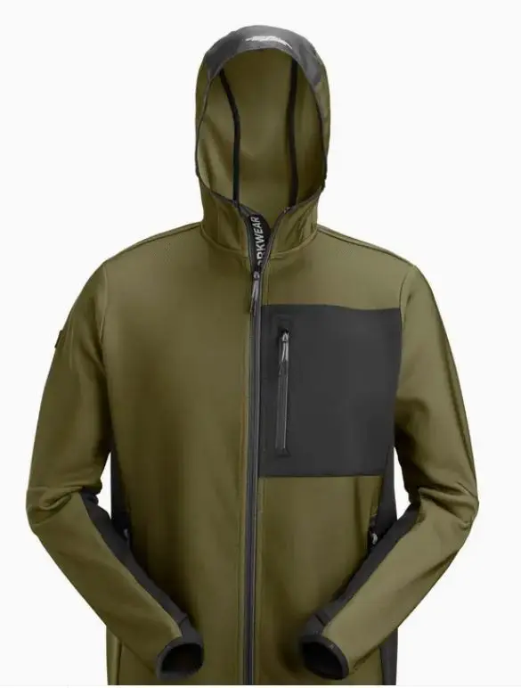 Chaqueta con capucha Snickers FlexiWork capa intermedia – immagine 1 di 3