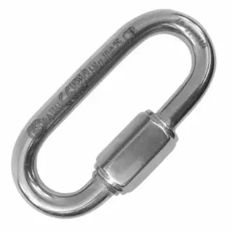 KONG SCHNELLVERBINDER QUICK LINKS OVAL 8MM EDELSTAHL – immagine 1 di 3
