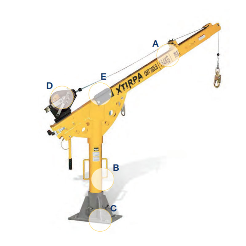 X-TIRPA CRANE ARM 2400mm – immagine 1 di 4