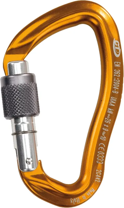 CT NIMBLE SG ORANGE SCREWLOCK CARABINER – immagine 1 di 2