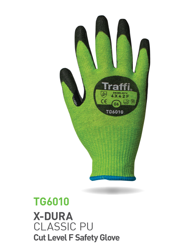 TRAFFI TG6010 X-DURA CLASSIC GUANTI EN388:2016:4 X 4 2 F CONFEZIONE DA 10 PZ
