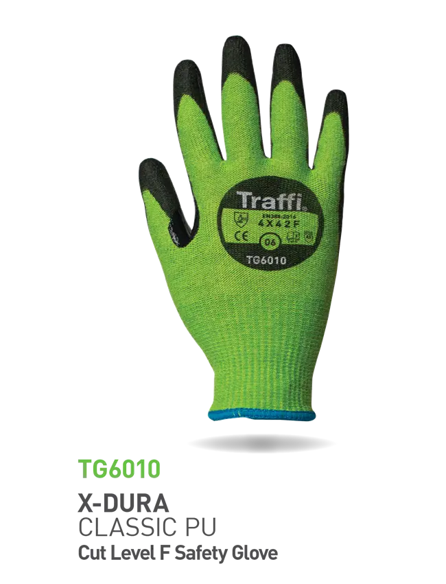 TRAFFI TG6010 X-DURA CLASSIC HANDSCHUHE EN388:2016:4 X 4 2 F PACKUNG MIT 10 STÜCK – immagine 1 di 3