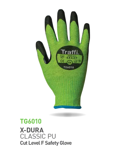 TRAFFI TG6010 X-DURA CLASSIC GUANTI EN388:2016:4 X 4 2 F CONFEZIONE DA 10 PZ