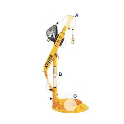 X-TIRPA BRACCIO GRU CON BASE A COLLARE