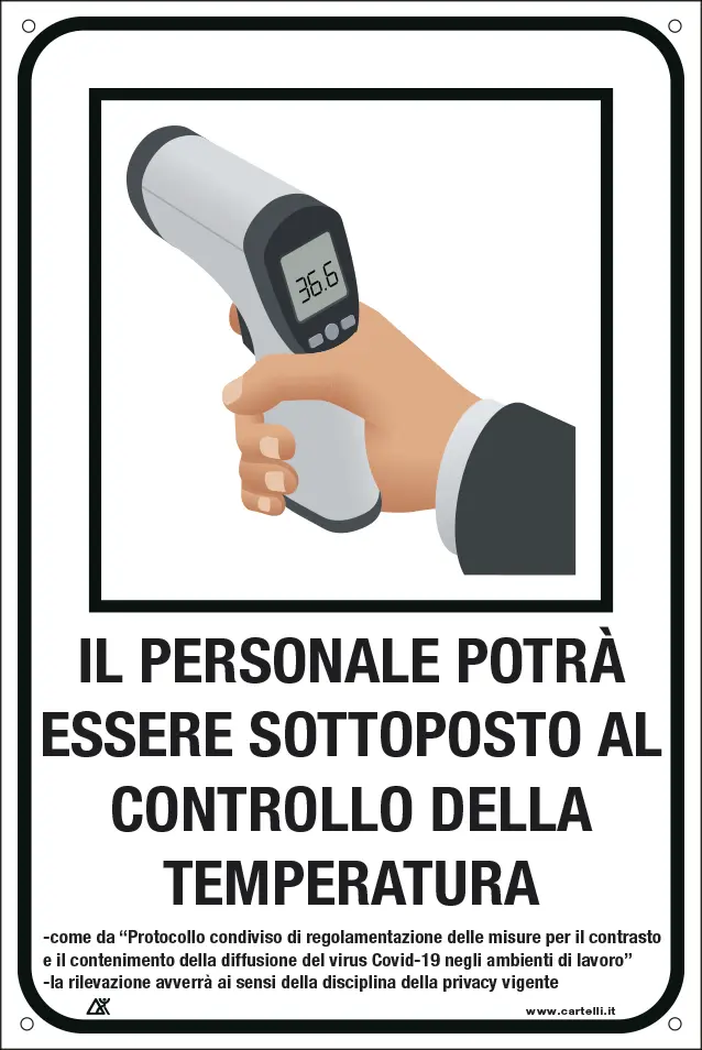 SEÑAL QUOTALAVORO "CONTROL DE TEMPERATURA PARA EL PERSONAL"