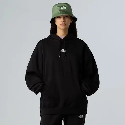 THE NORTH FACE ESSENTIAL WOMEN'S HOODED SWEATSHIRT - Tnf Black – immagine 1 di 8