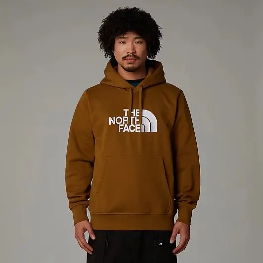 THE NORTH FACE FELPA CON CAPPUCCIO DREW PEAK UOMO - Moss Green – immagine 1 di 8