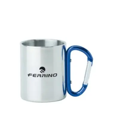 FERRINO TAZZA INOX CON MOSCHETTONE