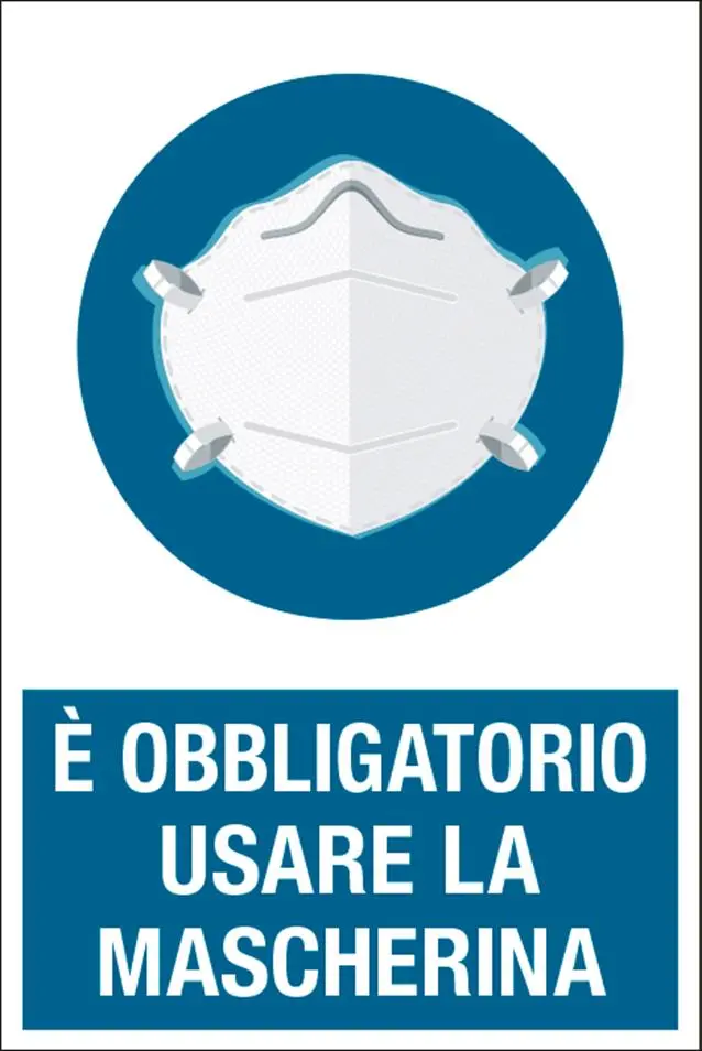 PANNEAU QUOTALAVORO "LE PORT DU MASQUE EST OBLIGATOIRE"