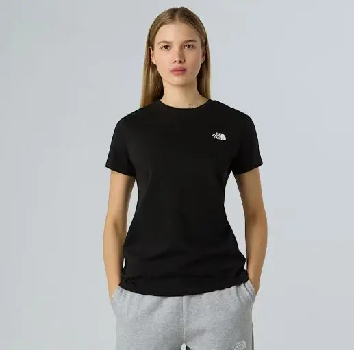 THE NORTH FACE SIMPLE DOME DAMEN T-SHIRT - TNF Black – immagine 1 di 7