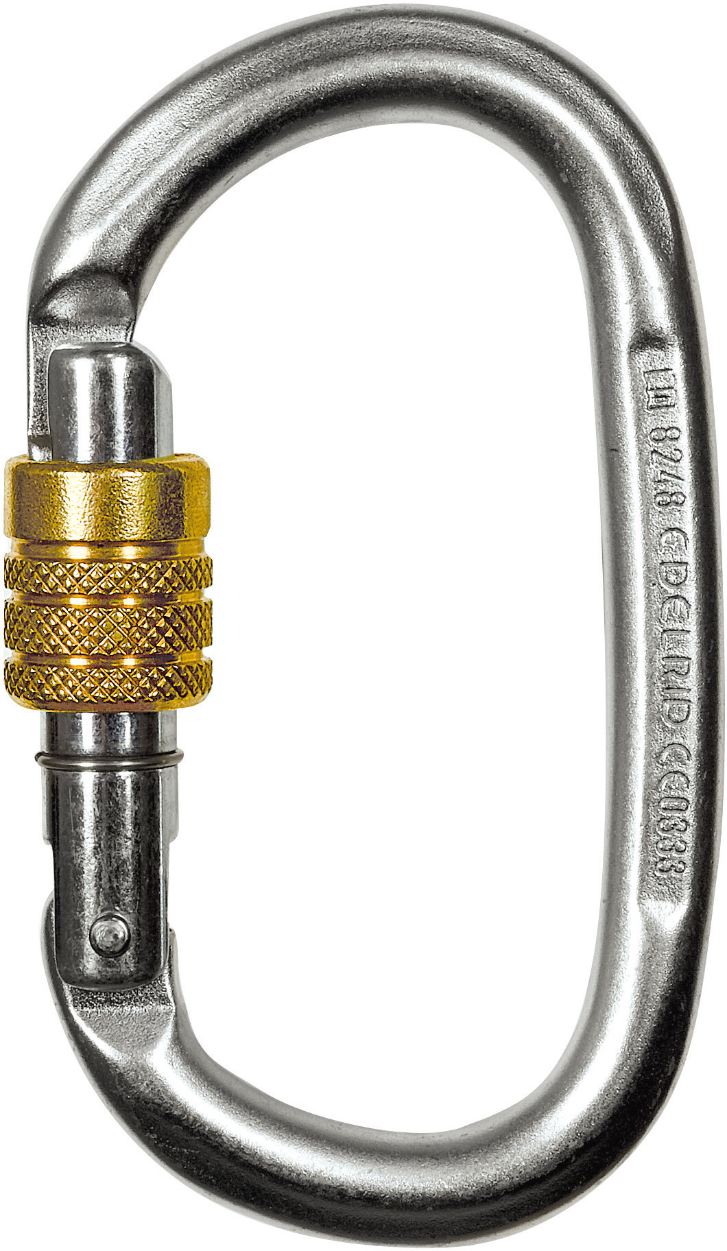 CT MOSCHETTONE OVALE PILLAR STEEL SG ACCIAIO GHIERA VITE – immagine 1 di 4