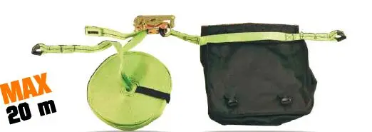 KONG LINEA VITA TESSILE 20 METRI CON BORSA – immagine 1 di 2
