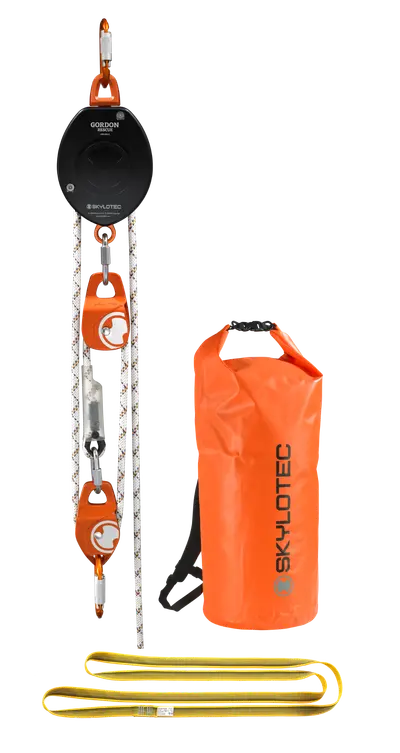 SKYLOTEC GORDON Pulley System KIT in configurazione 1:3 - PER SALVATAGGIO DI PERSONE