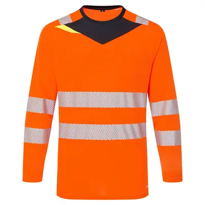 PORTWEST DX416 - DX4 Hi-Vis Long Sleeve T-Shirt