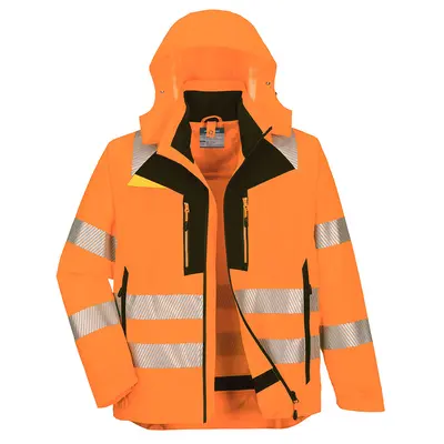 PORTWEST DX466 - DX4 Winterjacke Hohe Sichtbarkeit 4-in-1